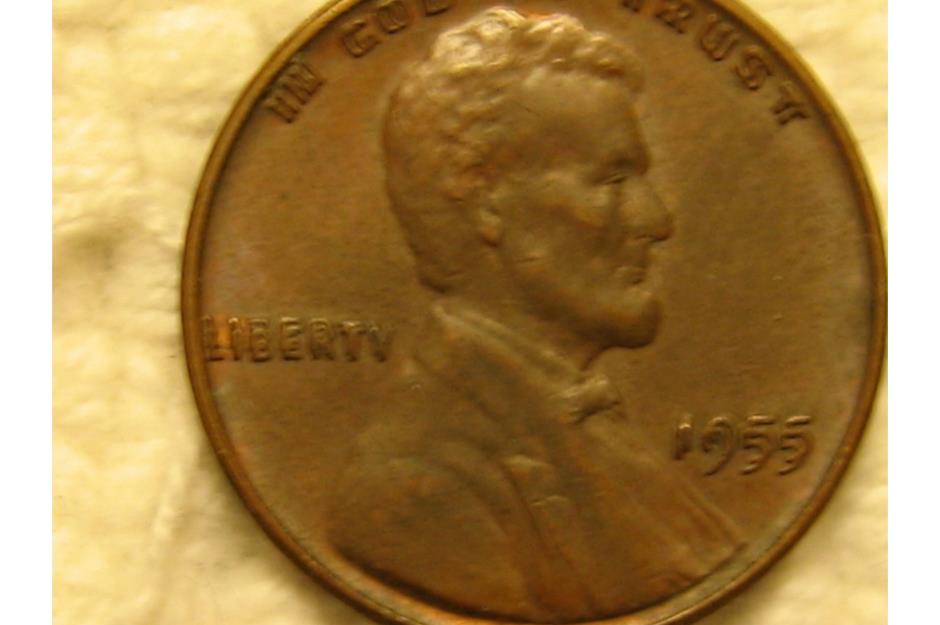 USA 1955 Double Die Penny